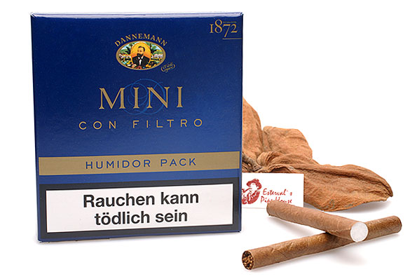Dannemann Mini Con Filtro 20 Zigarillos Humidor Pack Dannemann Mini Con Filtro 20 Zigarillos Humidor Pack